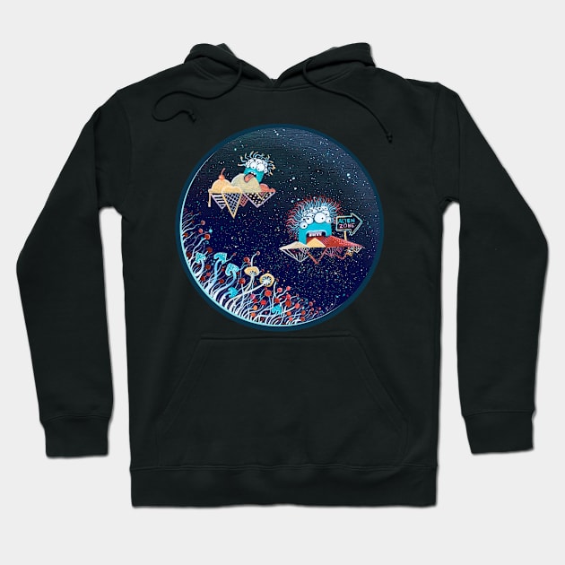 Alien world Hoodie by ruta13art